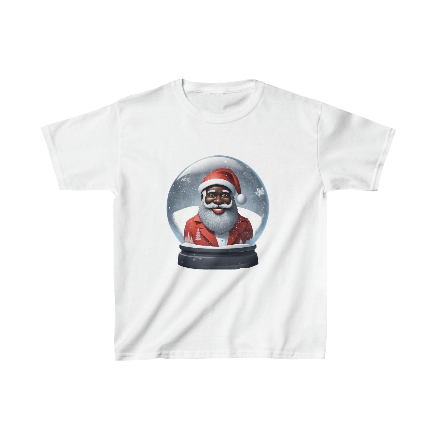 Santa in a Snow Globe Kids  Tee