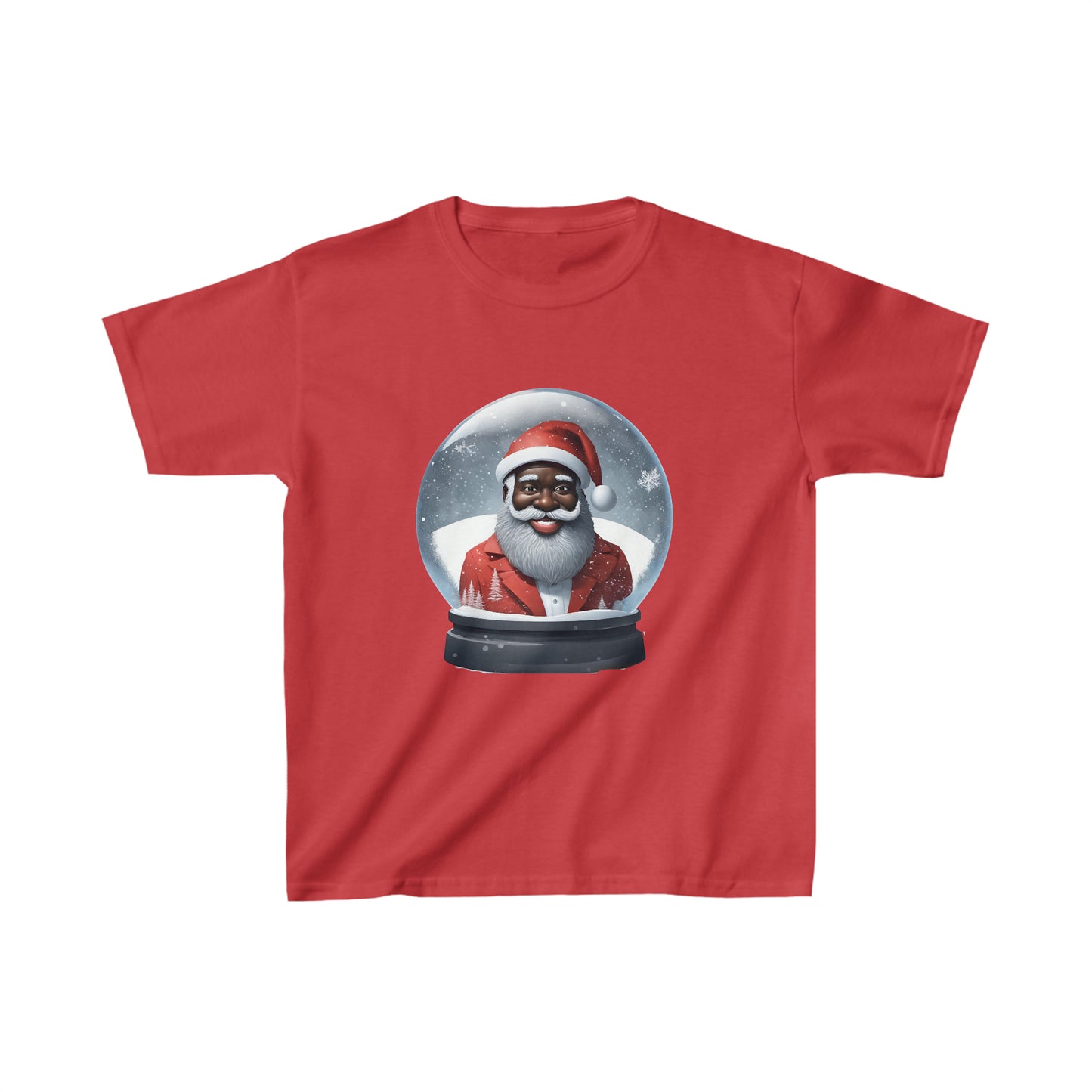 Santa in a Snow Globe Kids  Tee