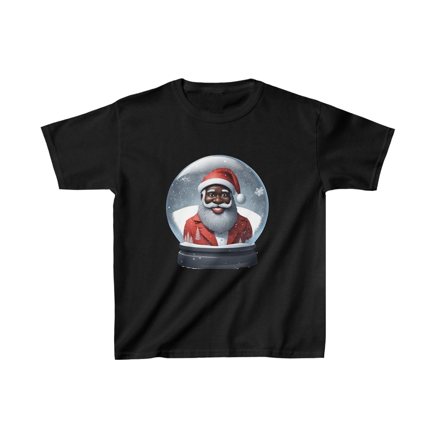 Santa in a Snow Globe Kids  Tee