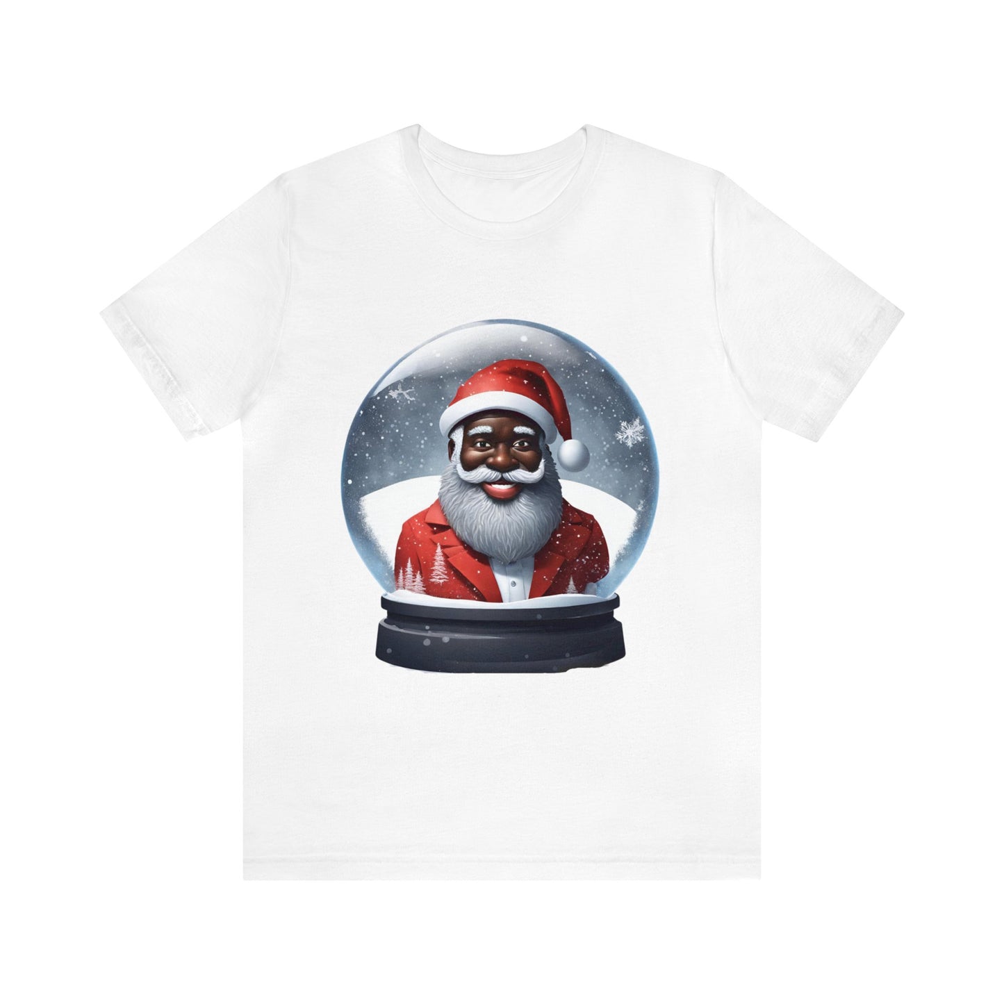 Santa in a Snow Globe Short Sleeve Tee